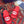 GG INTERLOCKING G SLIDE SANDAL CRIMSON RUBBER
