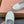Miu 26s Drill Ballerinas Light Blue Canvas 688281