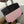 HM Quadrille Birkin 25cm Black Swift Leather Pink Toile