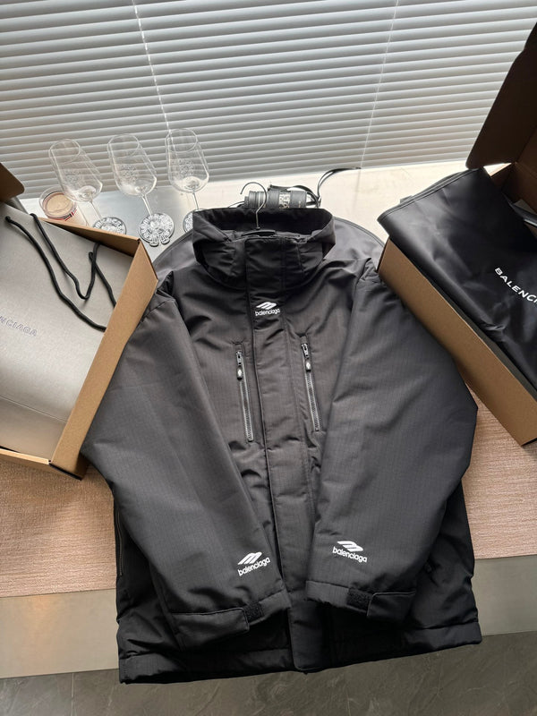 Balenciaga 25 Sports Jacket Black Polyester 0030