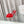 Jimmy Choo Saeda Pumps Red Mesh Lambskin 668534