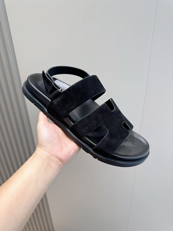 HM GENIUS SANDAL BLACK SUEDE