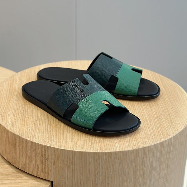 HM IZMIR SANDAL DENIM AND OCEAN CALFSKIN