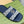 GG Men's Interlocking G Slides Blue Cowhide 547641