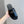 HM SILVER BUCKLE SLIPPERS BLACK CALFSKIN