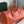 BOSTON 50 BAG IN ORANGE GOYARDINE CANVAS AND CALFSKIN TRIM