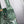 Bohème Hobo Bag 42cm Green Canvas Chevroches Calfskin