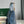 Saint Louis PM Bag 34cm In Deep Blue Canvas Chevroches Calfskin