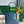 Anjou Mini Bag 20cm Deep Blue Canvas Chevroches Calfskin