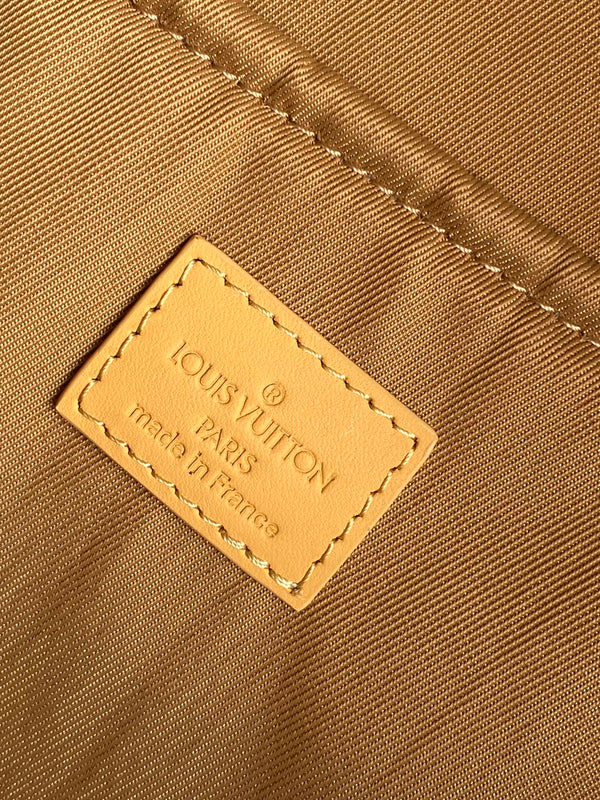 LV Outdoor Backpack Khaki Monogram Canvas & Cowhide