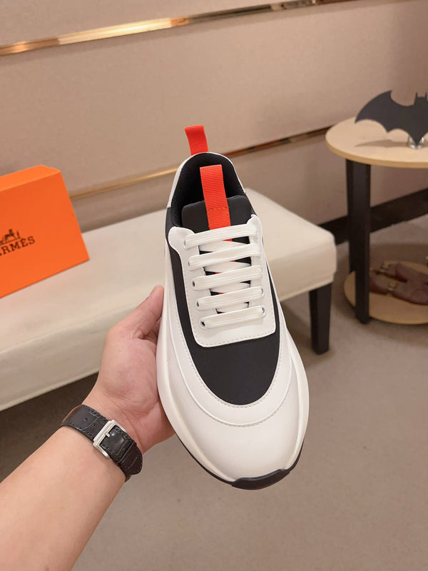 Sneaker Gramme da uomo HM in pelle di vacchetta nera 539681