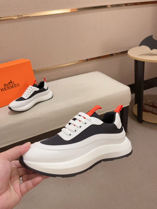 Sneaker Gramme da uomo HM in pelle di vacchetta nera 539681