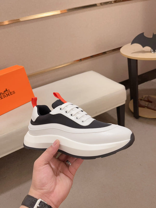 Sneaker Gramme da uomo HM in pelle di vacchetta nera 539681