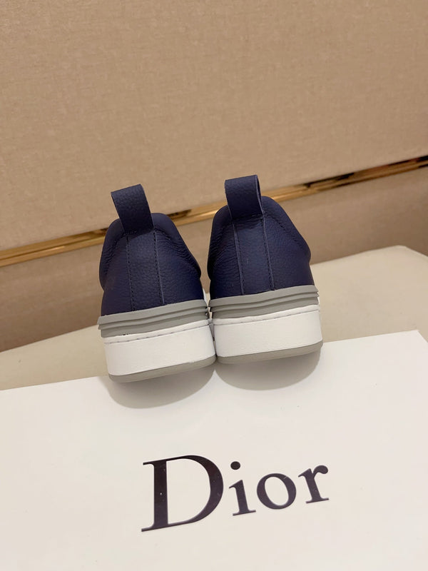 CD SOLAR SLIP-ON NAVY AND BEIGE JACQUARD