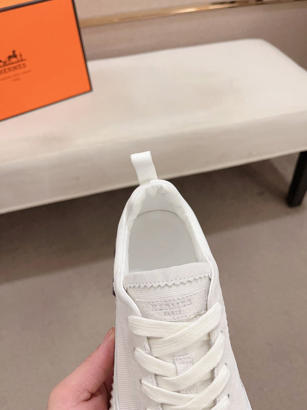 HM BOUNCING SNEAKER WHITE CALFSKIN