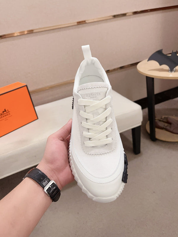 HM BOUNCING SNEAKER WHITE CALFSKIN
