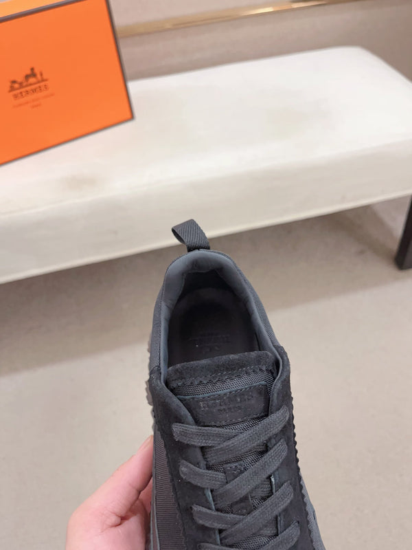 HM BOUNCING SNEAKER BLACK CALFSKIN