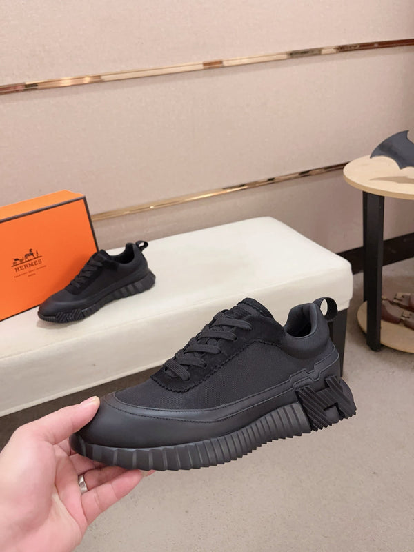 HM BOUNCING SNEAKER BLACK CALFSKIN