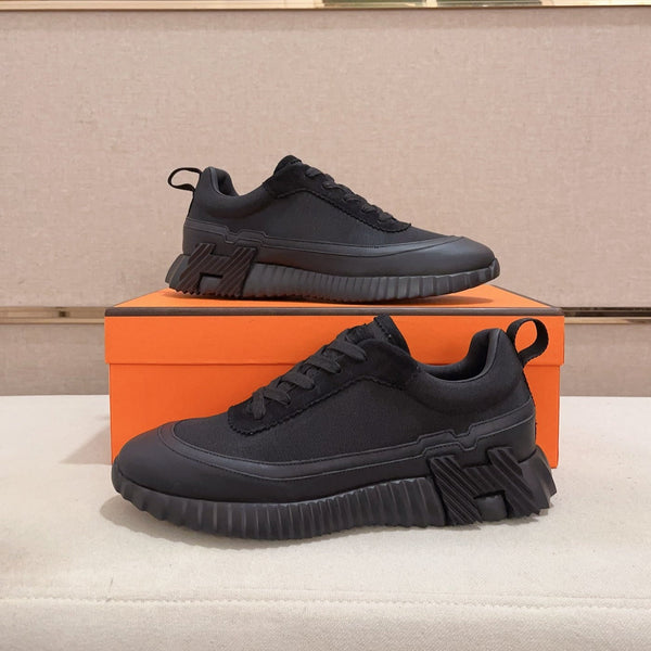 HM BOUNCING SNEAKER BLACK CALFSKIN