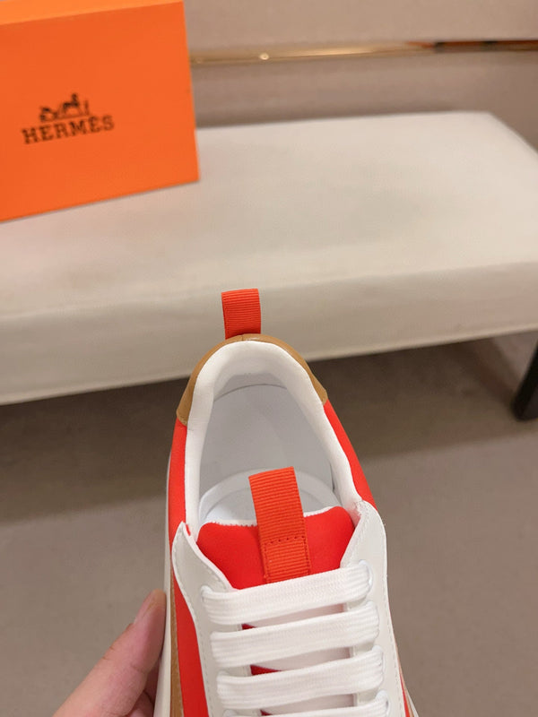Sneaker Gramme da uomo HM in pelle di vacchetta rossa 539680