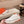 HM Men's Sneaker White Mix Orange Cowhide 564408