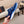Zegna Men's Ermenegildo Sneakers Blue Suede Grain Leather