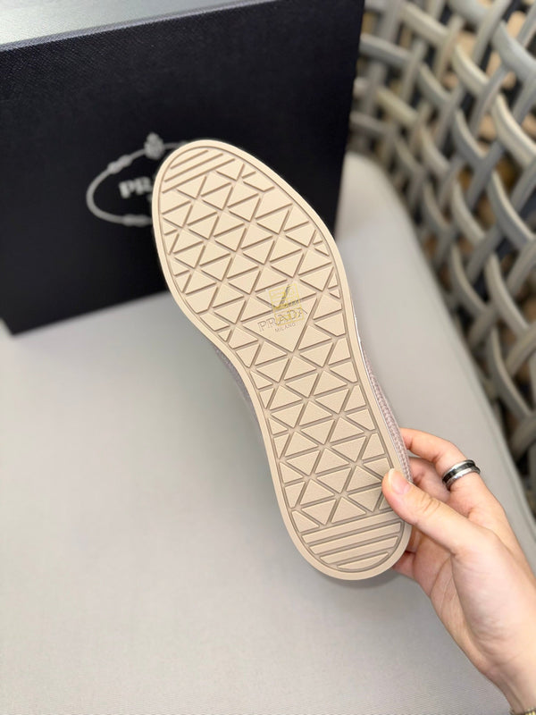 PRA LOAFER IN EGG NOG WHITE SUEDE