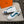 HM Men's Bouncing Sneaker White Blue Calfskin Suede
