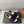 cc mule sandal 45 black red fabric beige calfskin