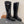 DC 24 Knee-High Boots Black Cowhide Patent & Nubuck 982194