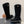 DC 24 Knee-High Boots Black Suede & Nubuck 999236