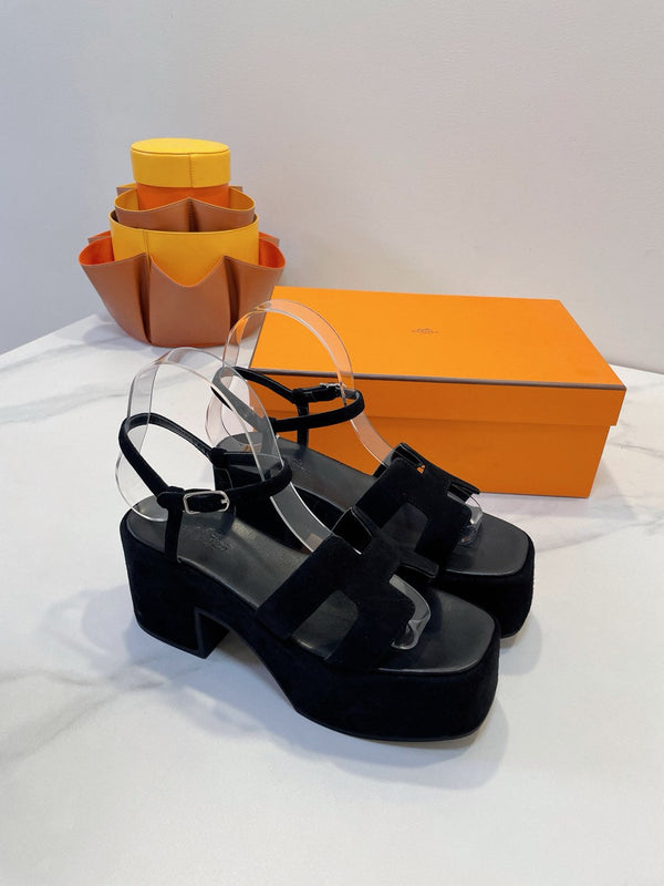 HM Sandalen Jam 30 Black Suede 212227