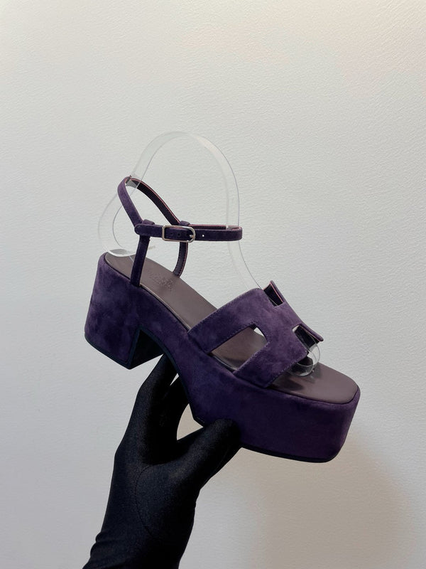 HM Sandalen Jam 30 Dark purple Suede 212229