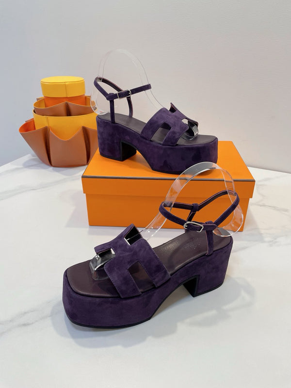 HM Sandalen Jam 30 Dark purple Suede 212229