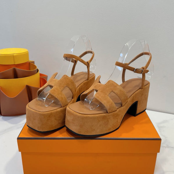 HM Sandalen Jam 30 Copper Brown Suede 212230