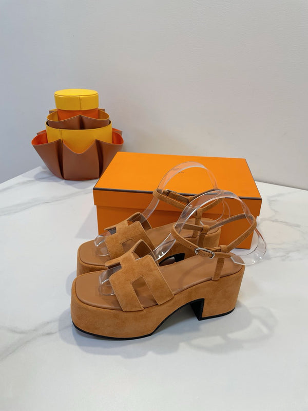 HM Sandalen Jam 30 Copper Brown Suede 212230