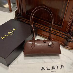 LE TECKEL MEDIUM BAG 33 IN QUINCY BROWN GOATSKIN