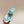HIGH THONG MULE 55MM IN SKY BLUE CALFSKIN WITH GOLD HARDWARE