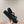 GG 26s Double G Sandals Black Canvas 929385