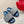 CD Aqua Sandals Blue Grey Oblique Jacquard Frabic 476663