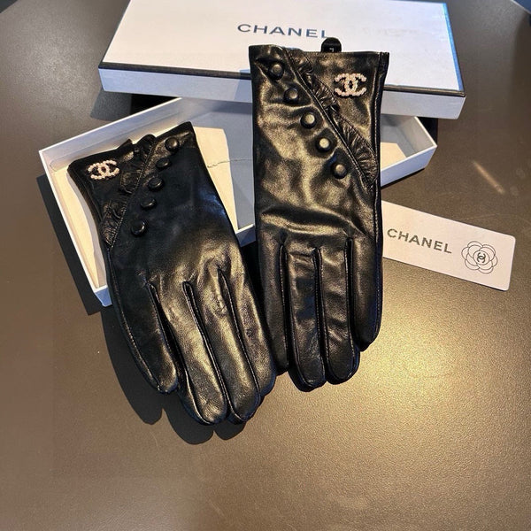 GLOVES IN BLACK LAMBSKIN 466772