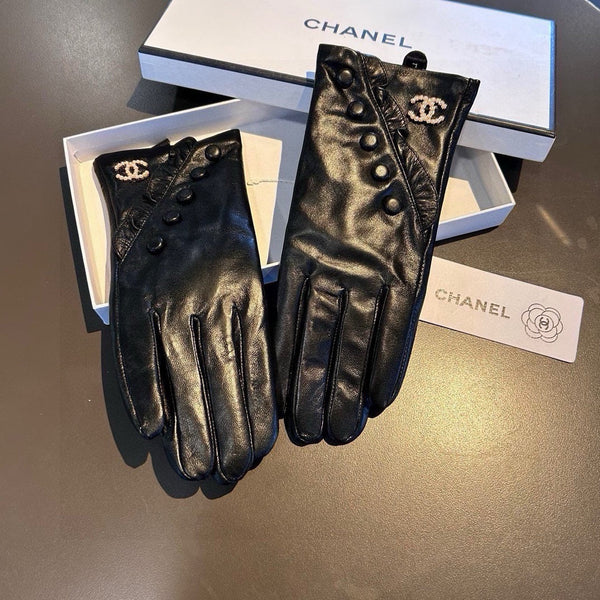 GLOVES IN BLACK LAMBSKIN 466772