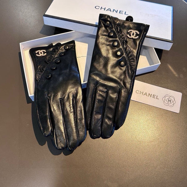 GLOVES IN BLACK LAMBSKIN 466772