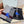 Écharpe classique brodée BBR 185CM Gris Noir Cachemire 292807
