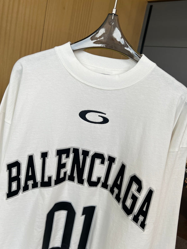 Balenciaga 25 Sweater White Cotton 0056