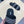 CD DOUBLE STRAP SLIPPER BLACK AND WHITE JACQUARD