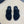 CD DOUBLE STRAP SLIPPER BLACK JACQUARD