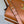 MINI CLAUDE 22 PELLE DI VITELLO LUCIDA MARRONE CANNELLA