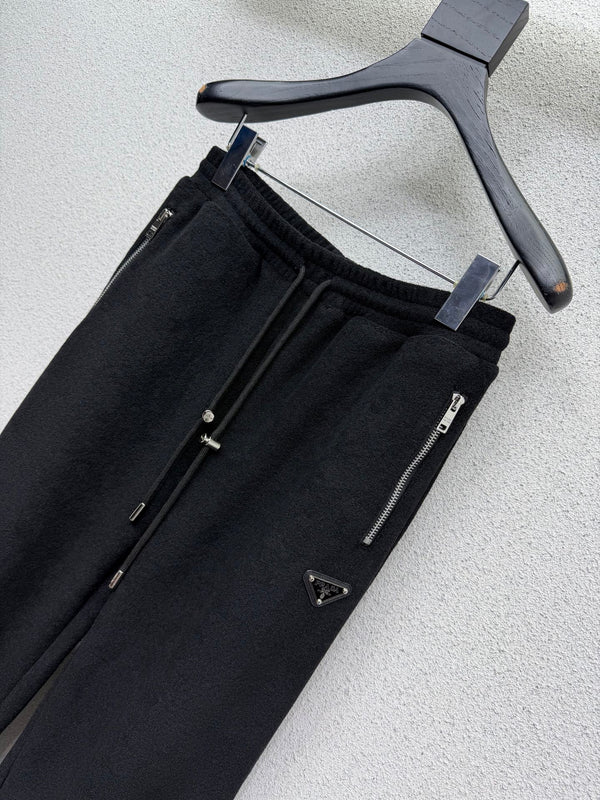 Prada Set Hooded Black Fleece 340651