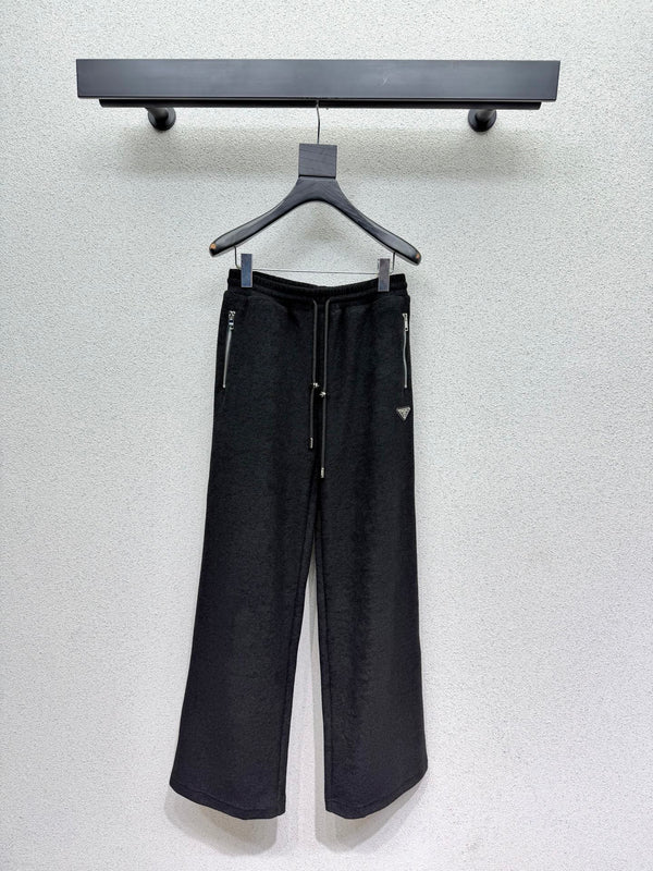 Prada Set Hooded Black Fleece 340651